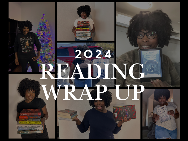 collage of kathleen haagenson for 2024 reading wrap up