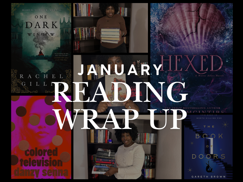 a collage of books and photos of kathleen haagenson for 2025 january reading wrap up